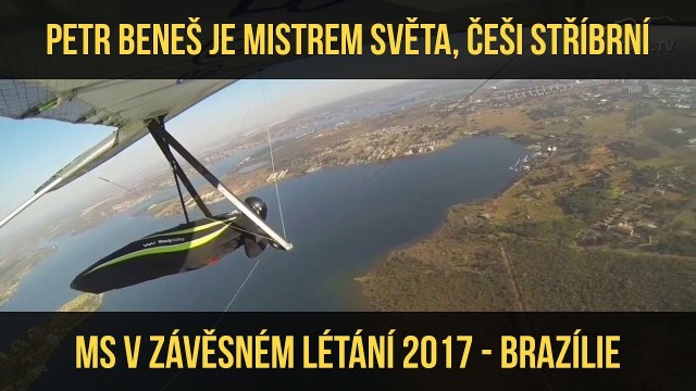 VIDEO: Petr Beneš je mistrem světa v závěsném létání, tým ČR druhý
