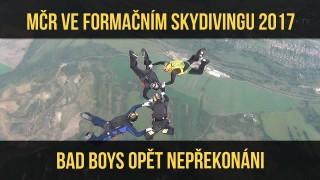VIDEO: MČR 2017 ve formačním skydivingu – Most