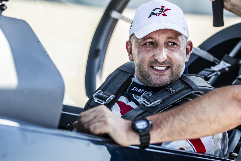 Petr Kopfstein of Czech Republic prepares for his flight at the Alliance Airport prior to the Challenger Cup of the seventh stage of the Red Bull Air Race World Championship at the Texas Motor Speedway in Fort Worth, Texas, United States on September 27, 2015. // Chris Tedesco/Red Bull Content Pool // P-20150927-00784 // Usage for editorial use only // Please go to www.redbullcontentpool.com for further information. //