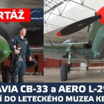 Avia CB-33 a Aero L-29 Delfín míří do Leteckého muzea ve Kbelích