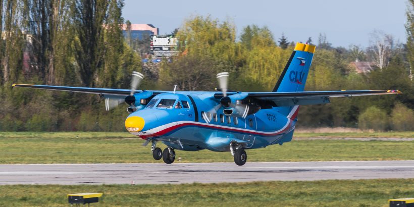 Salónní letoun L-410 „Máňa“ se vrací do Kunovic